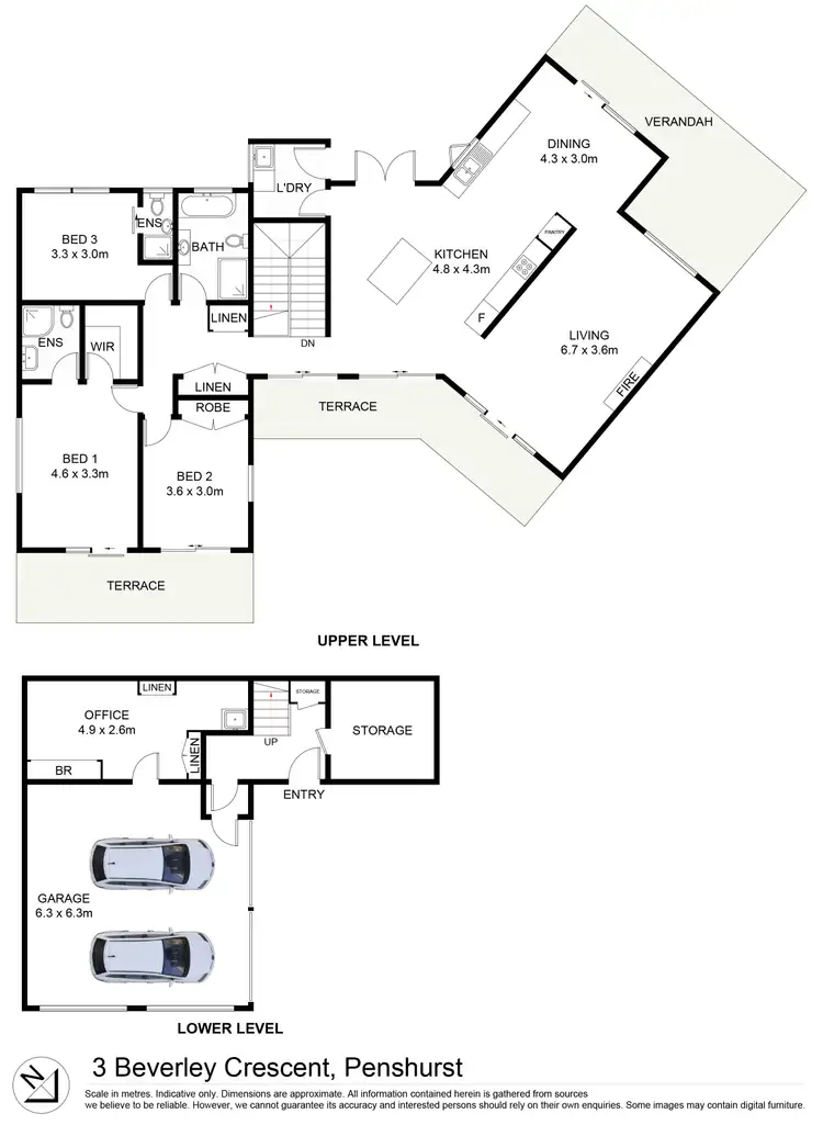Floorplan of Homely house listing, 3 Beverley Crescent, Penshurst NSW 2222