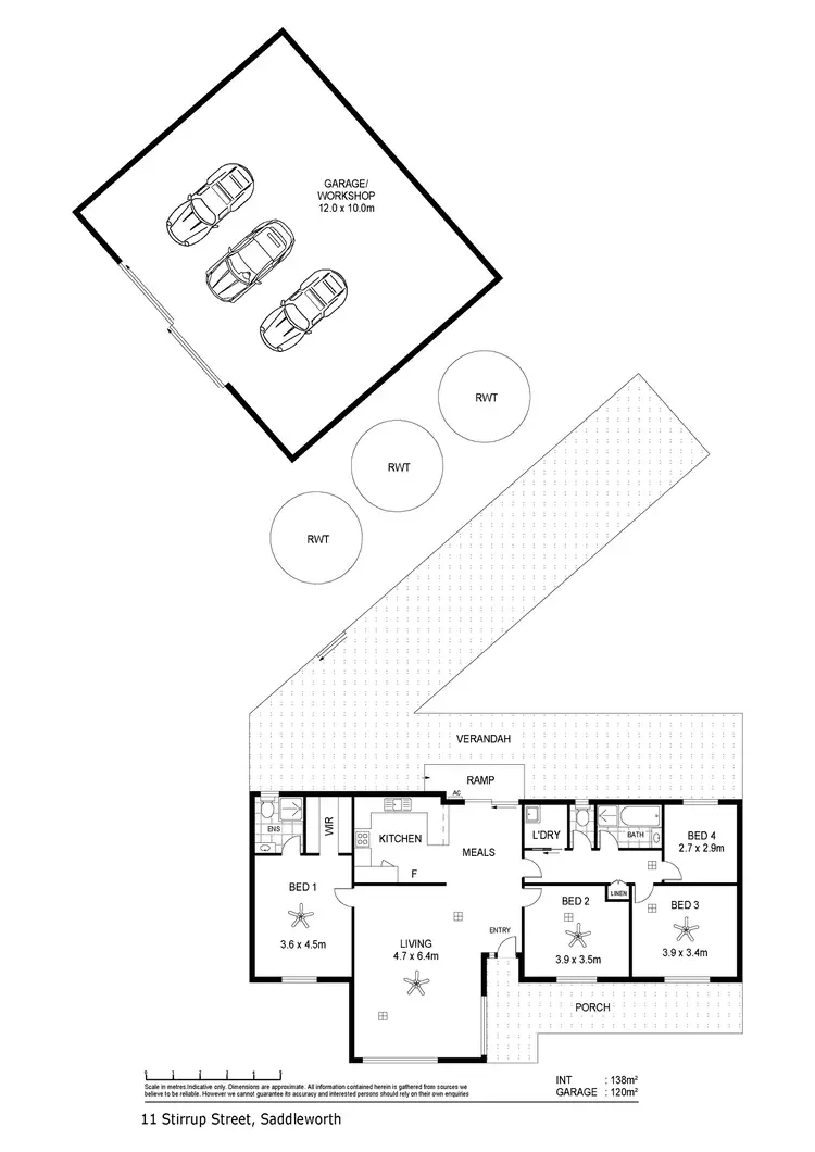 Floorplan of Homely house listing, 11 Stirrup Street, Saddleworth SA 5413