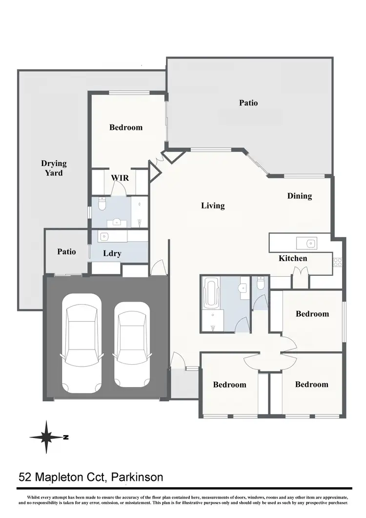 Floorplan of Homely house listing, 52 Mapelton Circuit, Parkinson QLD 4115