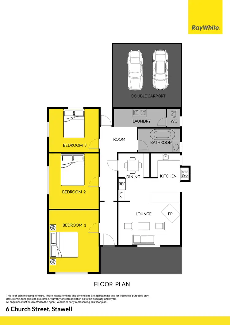 Floorplan of Homely house listing, 6 Church Street, Stawell VIC 3380