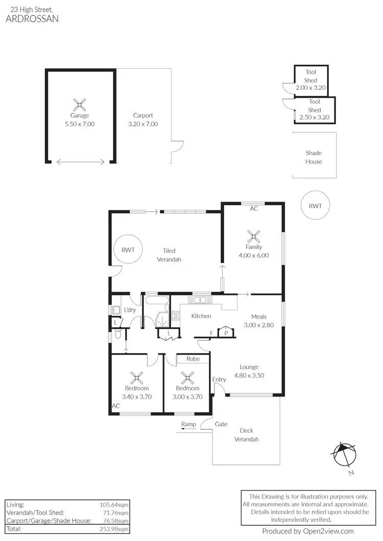 Floorplan of Homely house listing, 23 High Street, Ardrossan SA 5571
