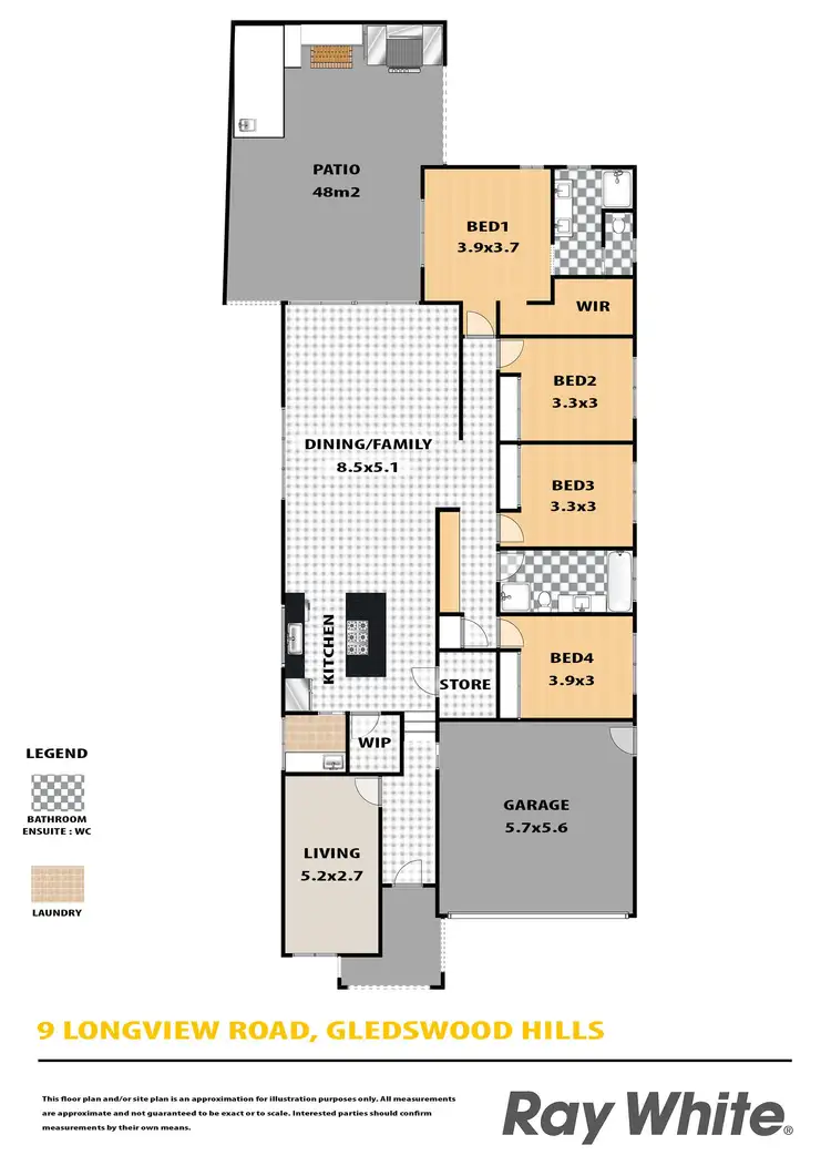 Floorplan of Homely house listing, 9 Longview Road, Gledswood Hills NSW 2557