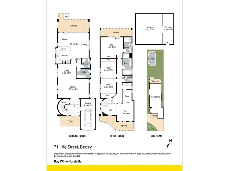 Floorplan of Homely house listing, 71 Iliffe Street, Bexley NSW 2207