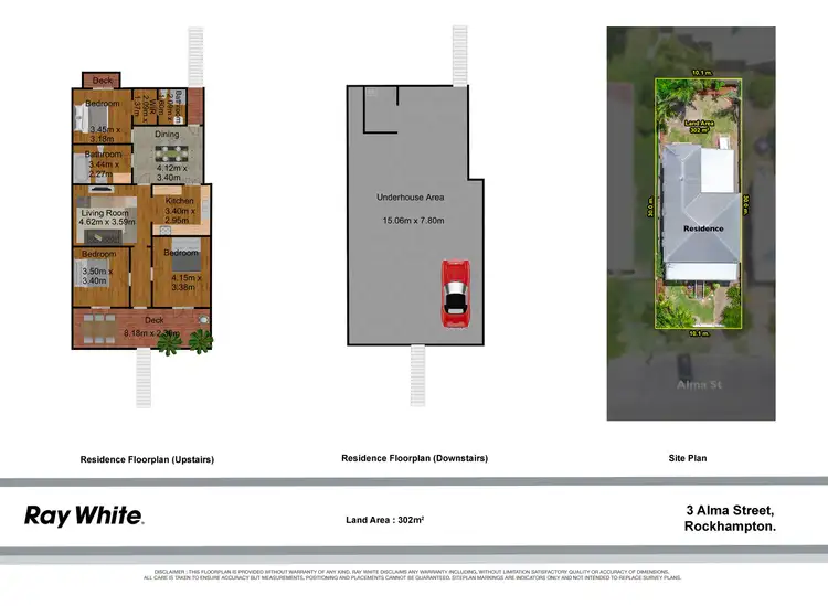 Floorplan of Homely house listing, 3 Alma Street, Rockhampton City QLD 4700