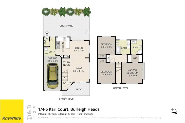 Floorplan of Homely house listing, 1/4-6 Karri Court, Burleigh Heads QLD 4220