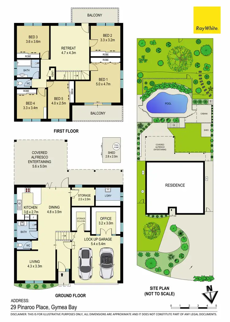 Floorplan of Homely house listing, 29 Pinaroo Place, Gymea Bay NSW 2227