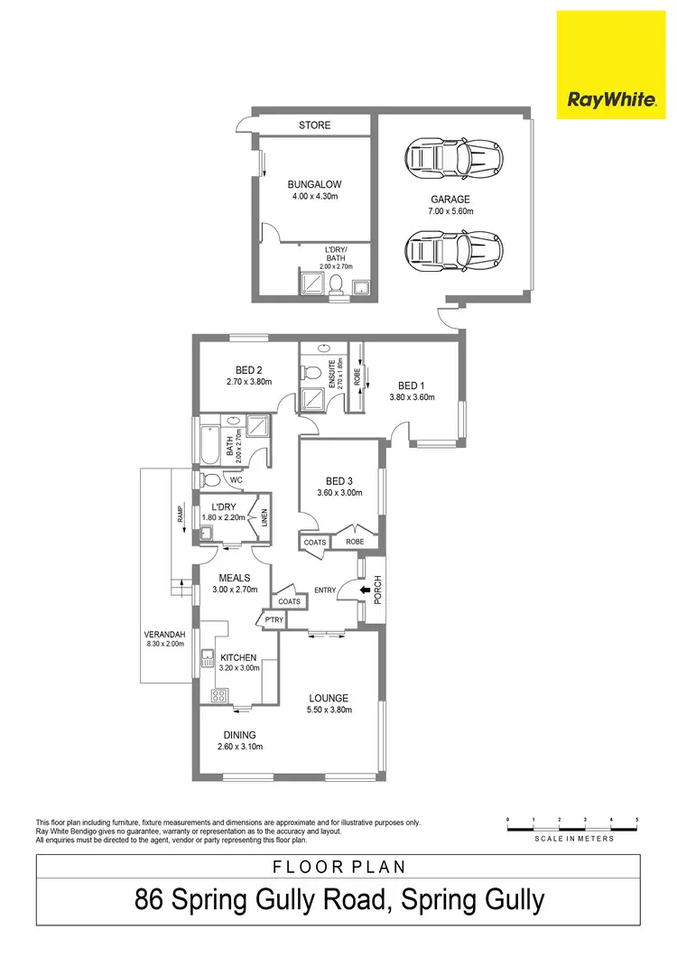 Floorplan of Homely house listing, 86 Spring Gully Road, Spring Gully VIC 3550
