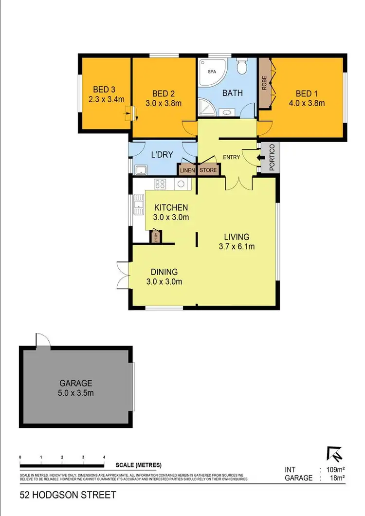 Floorplan of Homely house listing, 52 Hodgson Street, Eaglehawk VIC 3556