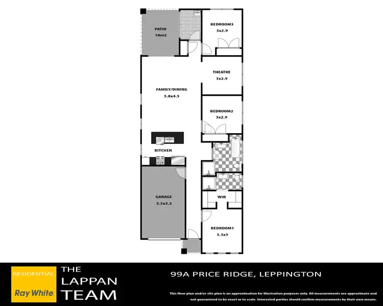 Floorplan of Homely house listing, 99b Price Ridge, Leppington NSW 2179