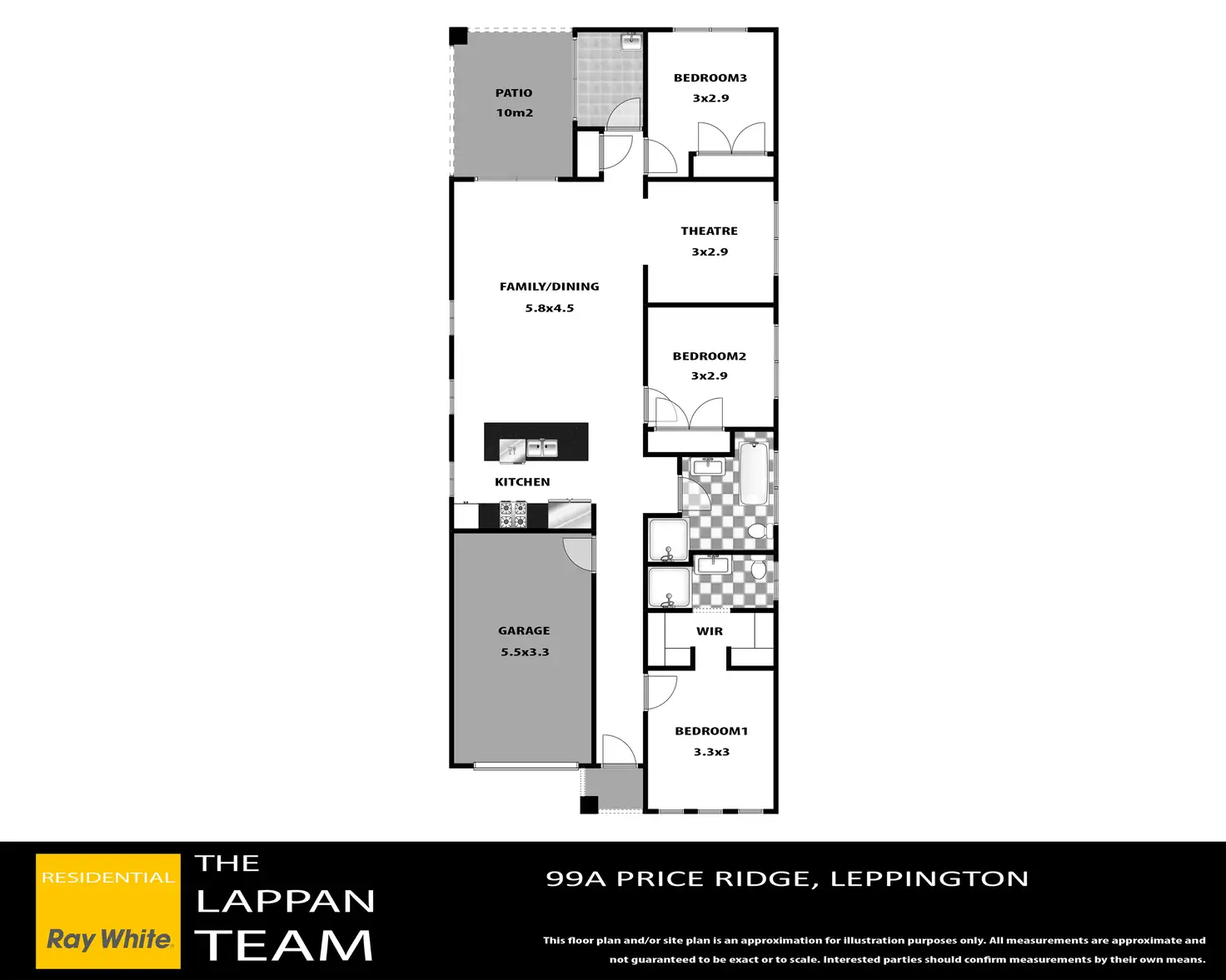 Floorplan of Homely house listing, 99b Price Ridge, Leppington NSW 2179