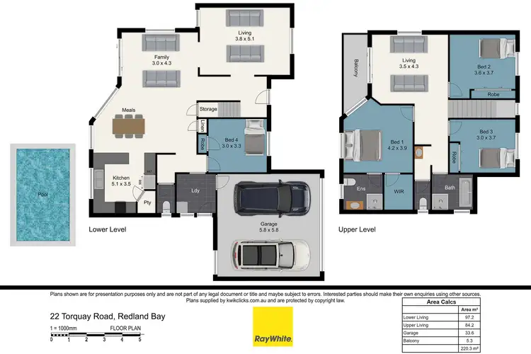 Floorplan of Homely house listing, 22 Torquay Road, Redland Bay QLD 4165