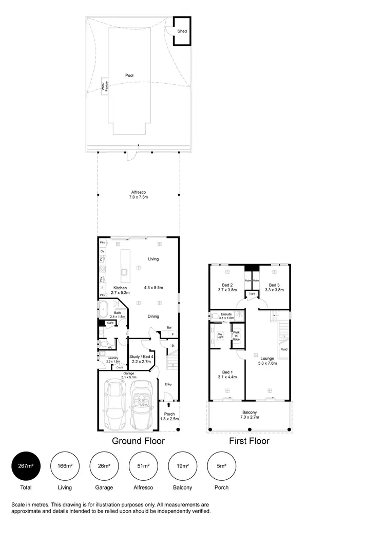 Floorplan of Homely house listing, 93 Military Road, Tennyson SA 5022