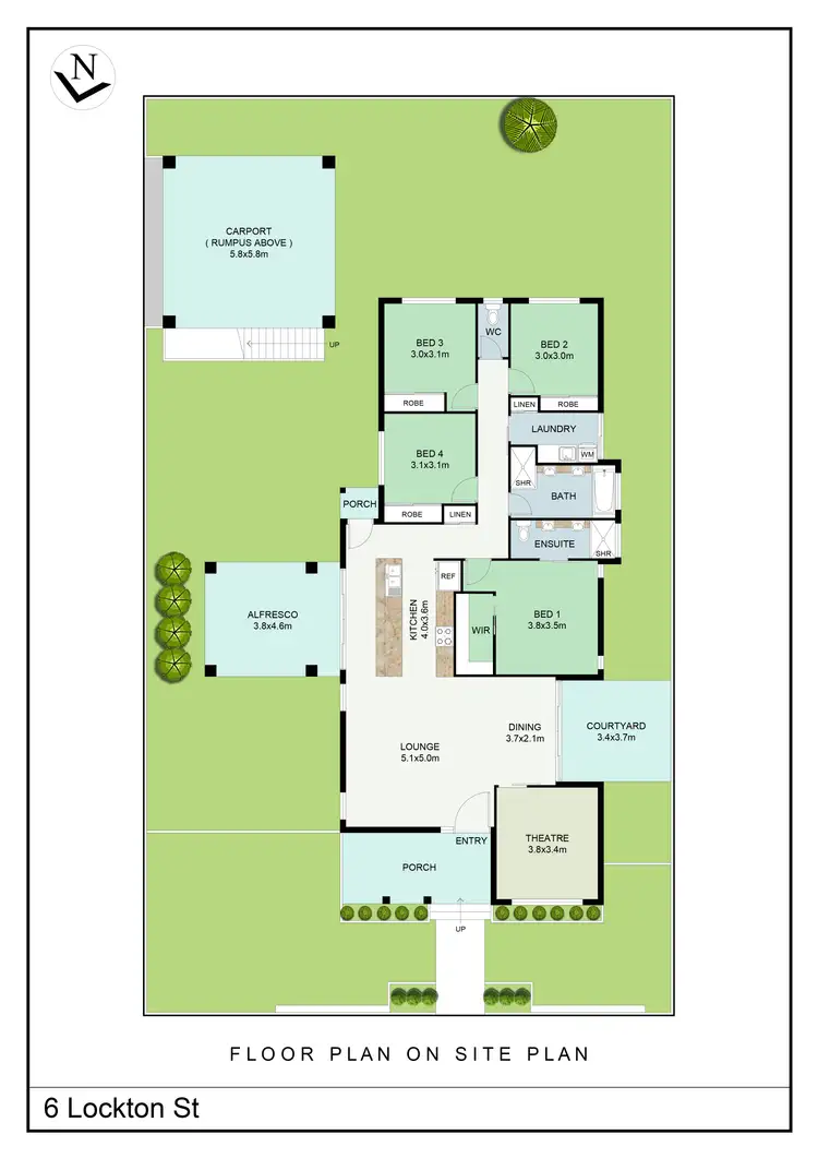 Floorplan of Homely house listing, 6 Lockton Street, Shaw QLD 4818