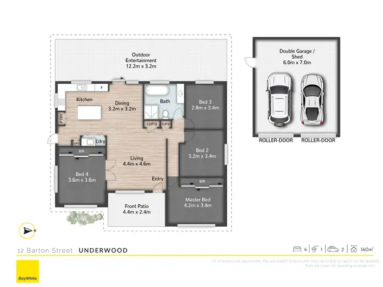 Floorplan of Homely house listing, 12 Barton Street, Underwood QLD 4119