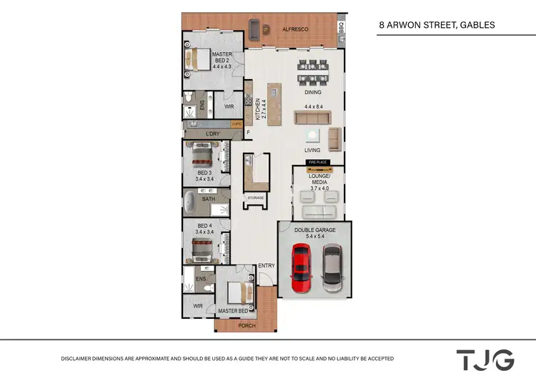 Floorplan of Homely house listing, 8 Arwon Street (Gables), Box Hill NSW 2765