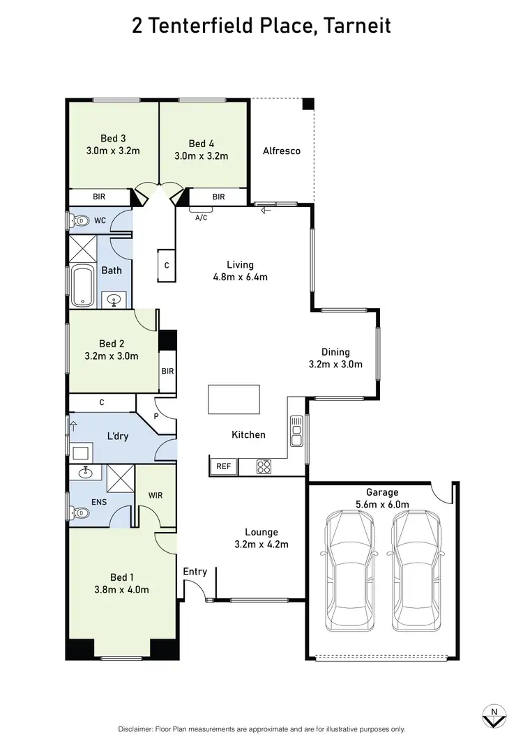 Floorplan of Homely house listing, 2 Tenterfield Place, Tarneit VIC 3029