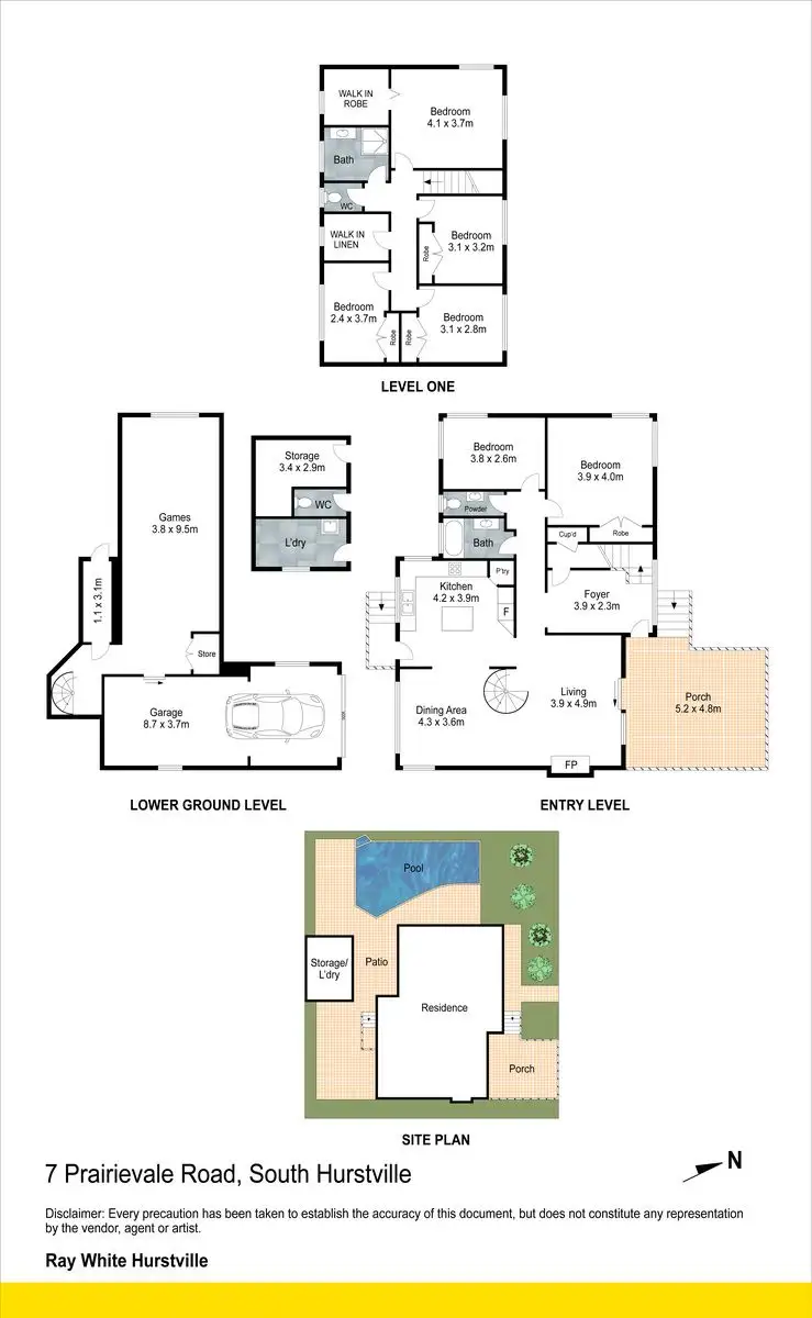 Floorplan of Homely house listing, 7 Prairievale Road, South Hurstville NSW 2221