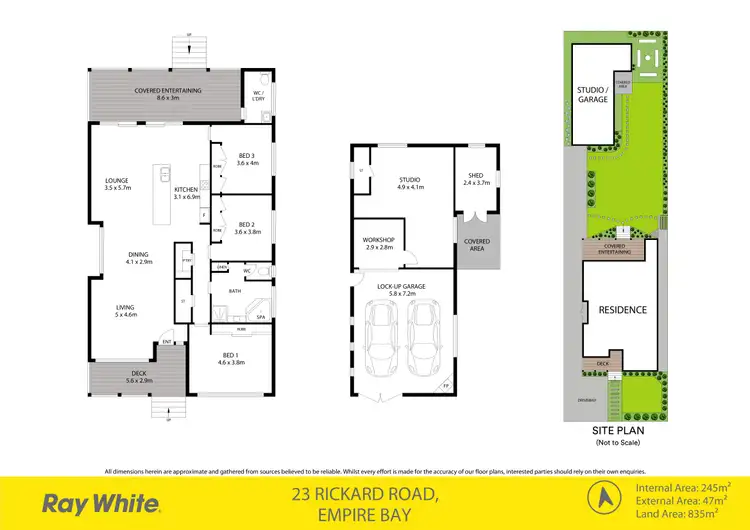 Floorplan of Homely house listing, 23 Rickard Road, Empire Bay NSW 2257