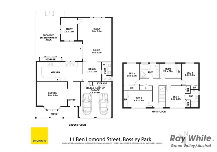 Floorplan of Homely house listing, 11 Ben Lomond Street, Bossley Park NSW 2176