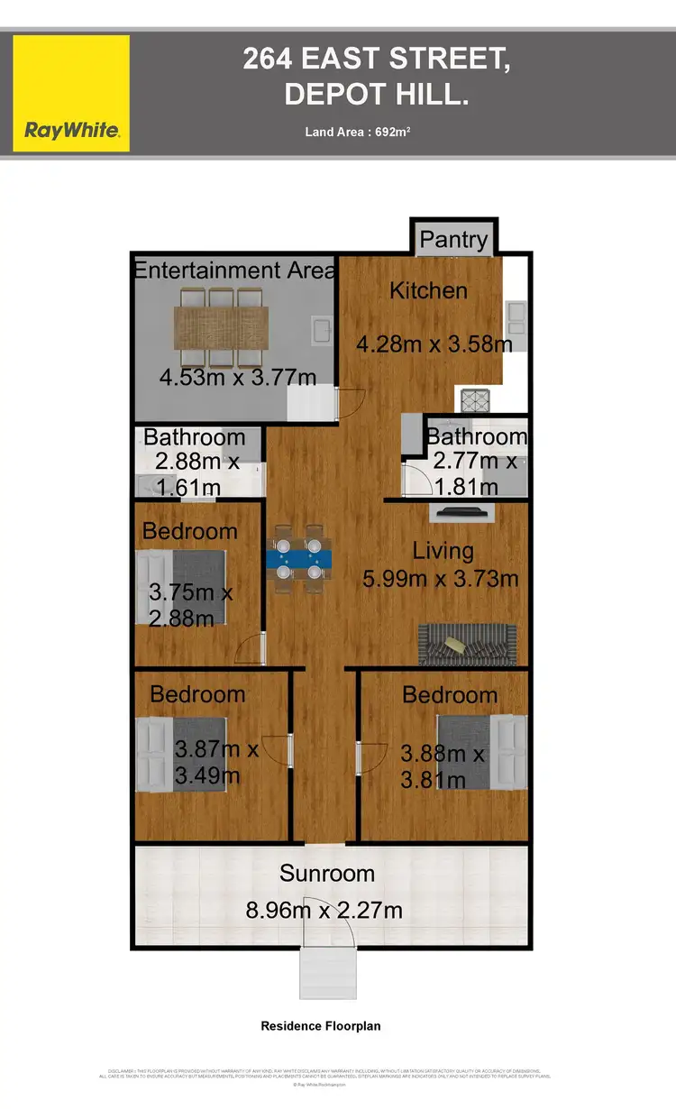 Floorplan of Homely house listing, 264 East Street, Depot Hill QLD 4700