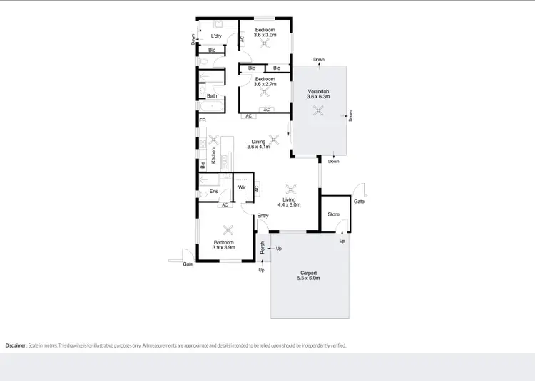 Floorplan of Homely house listing, 46 Durack Crescent, Broome WA 6725