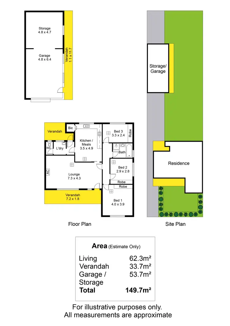Floorplan of Homely house listing, 15 Pembroke Avenue, Netley SA 5037