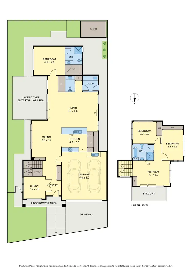 Floorplan of Homely house listing, 4 Waterhouse Link, Greenvale VIC 3059