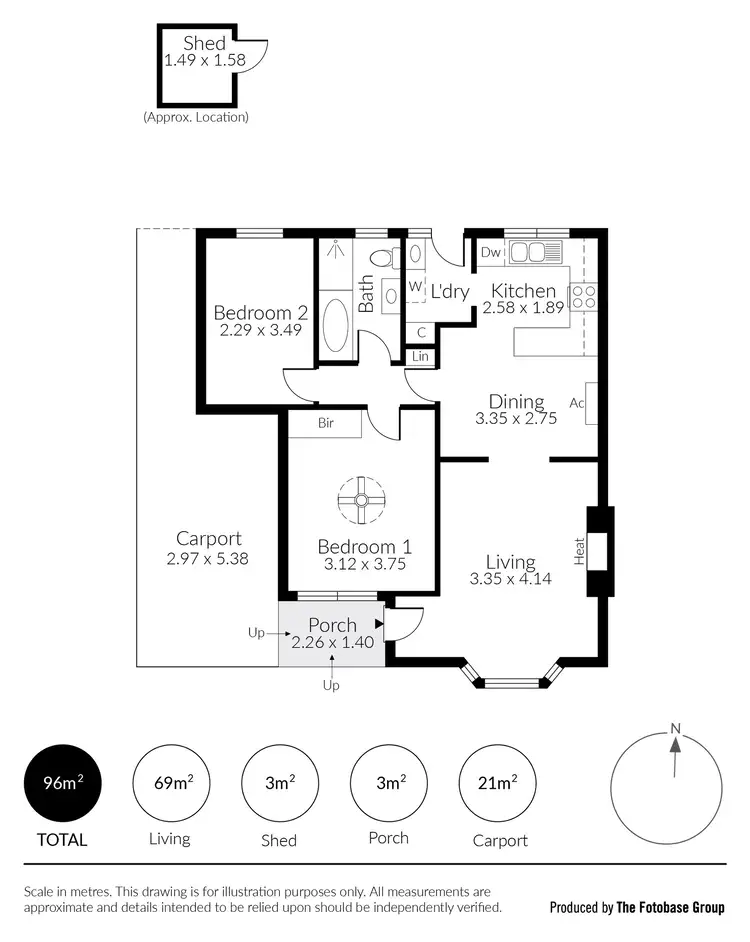 Floorplan of Homely unit listing, 3/28 Cedar Avenue, Glenunga SA 5064