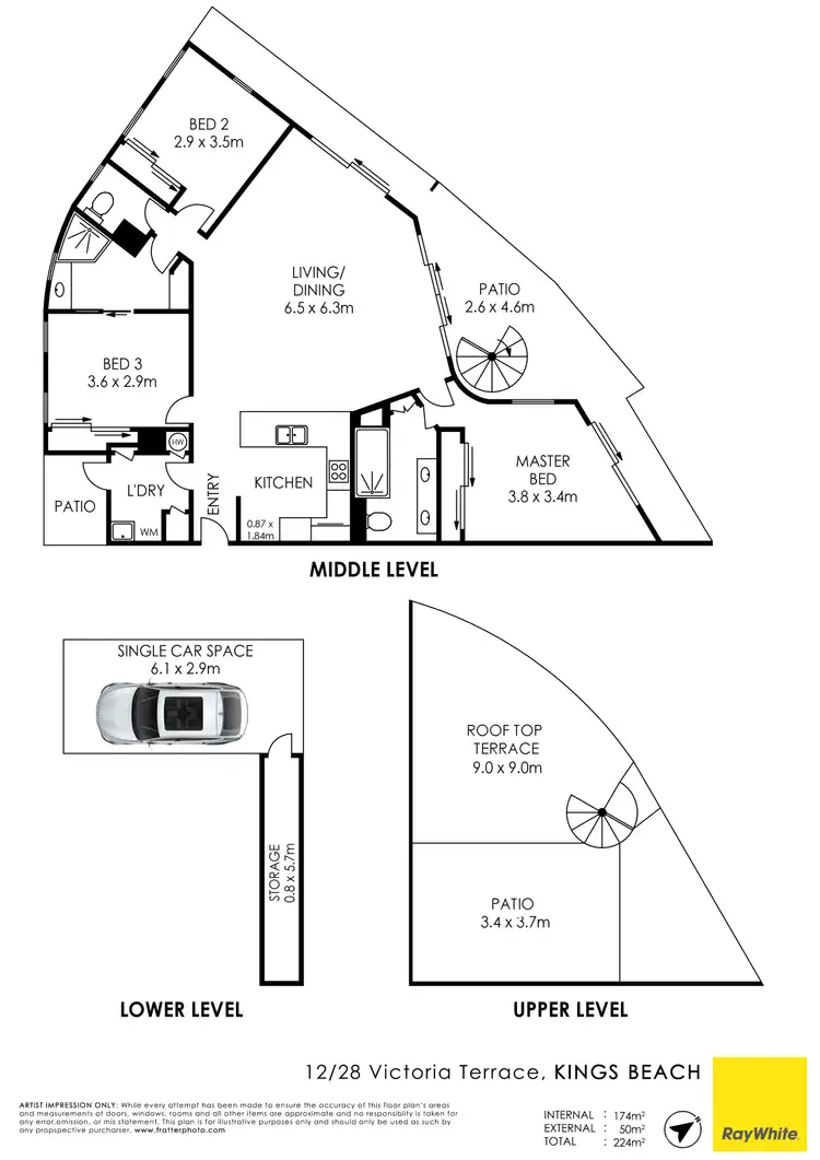 Floorplan of Homely unit listing, Unit 12/28 Victoria Terrace, Kings Beach QLD 4551