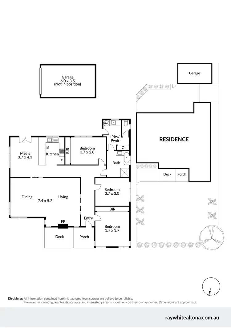 Floorplan of Homely house listing, 1/669 Geelong Road, Brooklyn VIC 3012