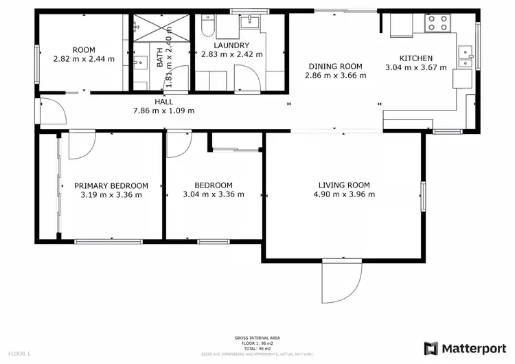 Floorplan of Homely house listing, 34 Thurla Street, Swan Hill VIC 3585