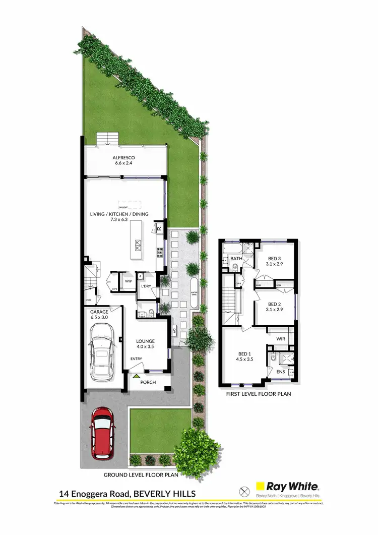Floorplan of Homely house listing, 14 Enoggera Road, Beverly Hills NSW 2209