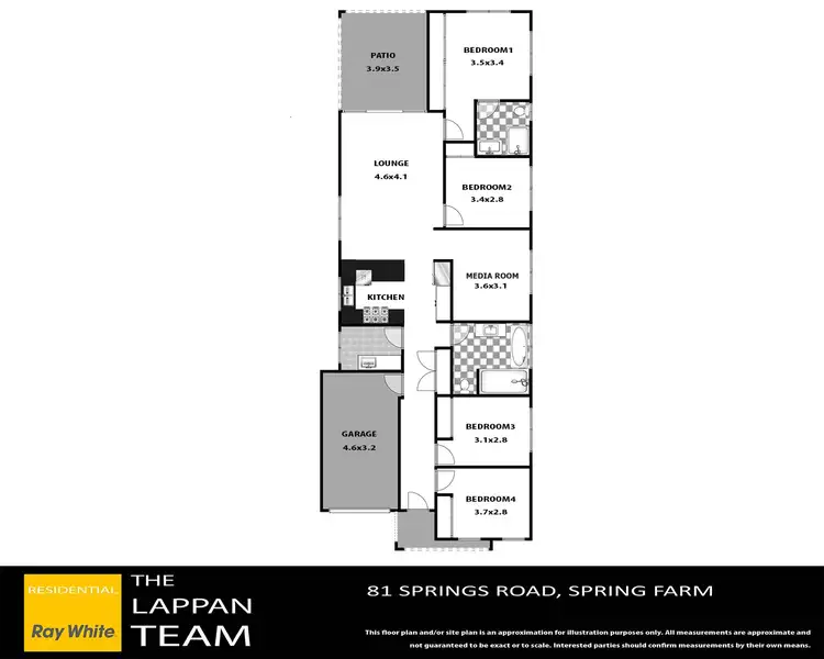 Floorplan of Homely house listing, 81 Springs Road, Spring Farm NSW 2570