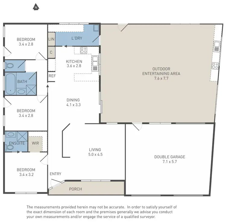 Floorplan of Homely house listing, 52 Lonsdale Circuit, Hoppers Crossing VIC 3029