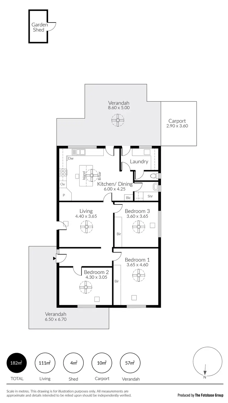 Floorplan of Homely house listing, 1 Hughes Avenue, Kensington SA 5068