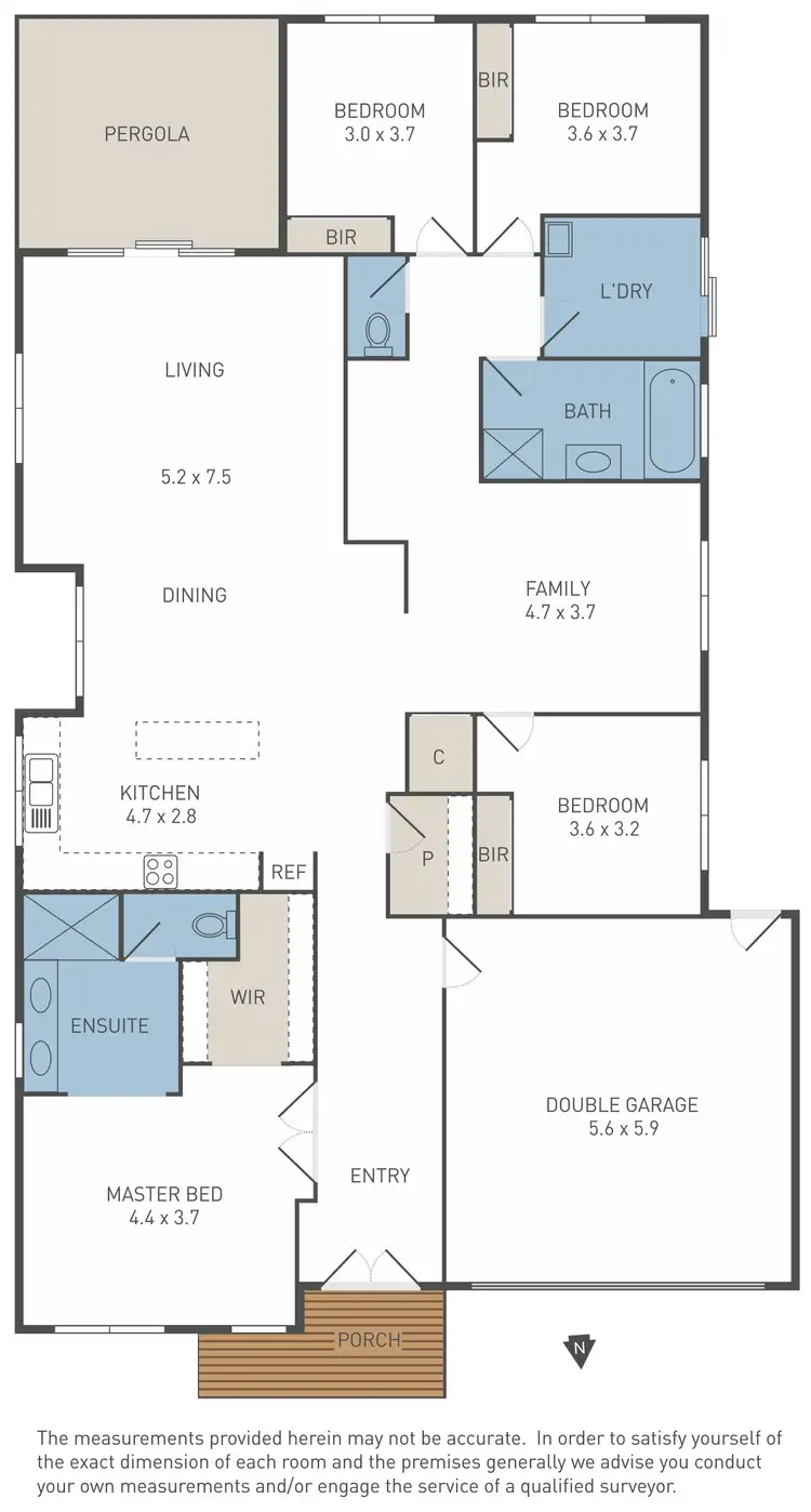 Floorplan of Homely house listing, 3 Razorbill Terrace, Werribee VIC 3030