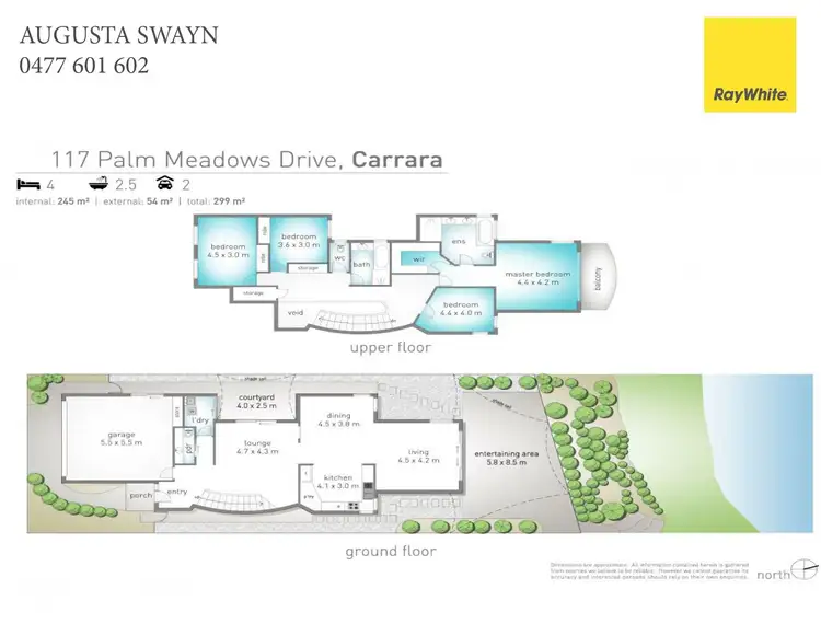 Floorplan of Homely townhouse listing, 46/117 Palm Meadows Drive, Carrara QLD 4211