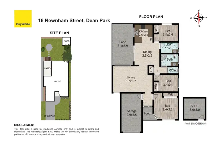 Floorplan of Homely house listing, 16 Newnham Street, Dean Park NSW 2761
