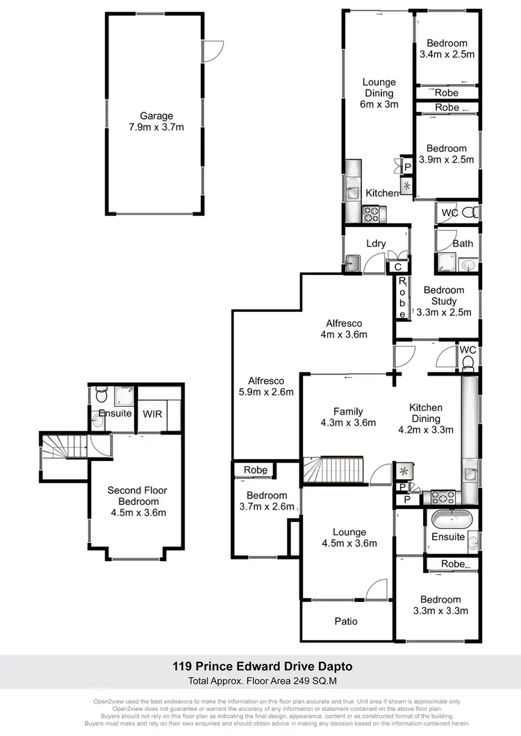 Floorplan of Homely house listing, 119 Prince Edward Drive, Dapto NSW 2530