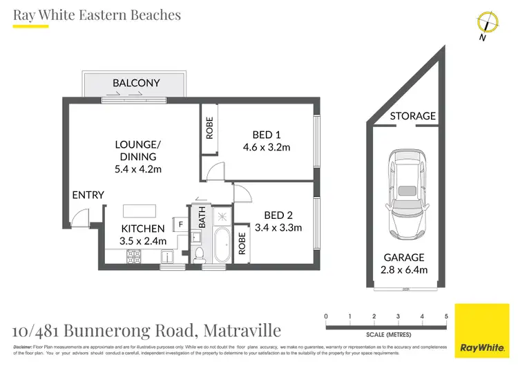 Floorplan of Homely apartment listing, 10/481 Bunnerong Road, Matraville NSW 2036