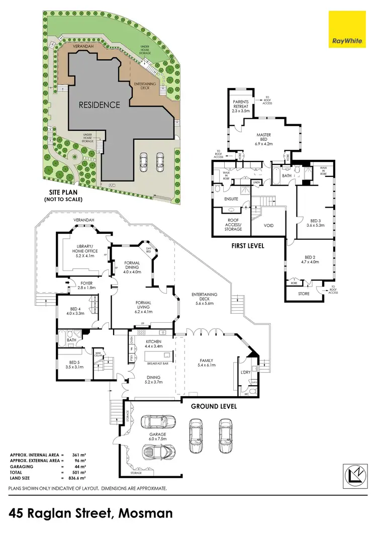 Floorplan of Homely house listing, 45 Raglan Street, Mosman NSW 2088
