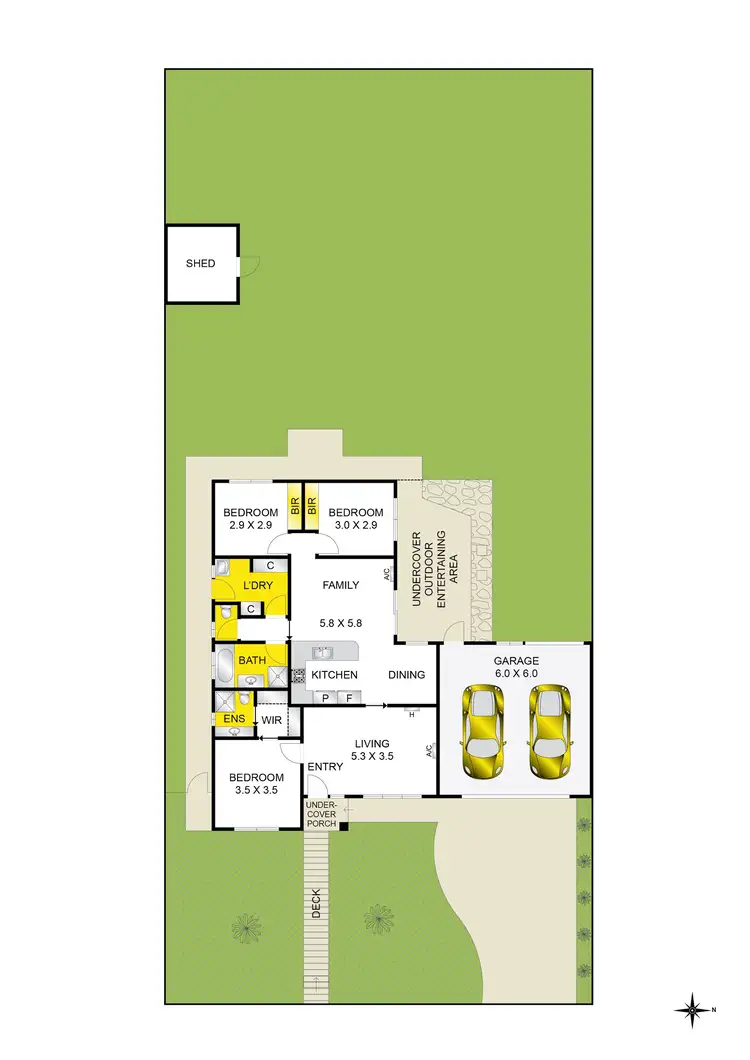 Floorplan of Homely house listing, 10 Hindle Street, Grovedale VIC 3216