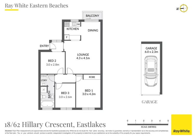 Floorplan of Homely apartment listing, 18/62 Hillary Crescent, Eastlakes NSW 2018