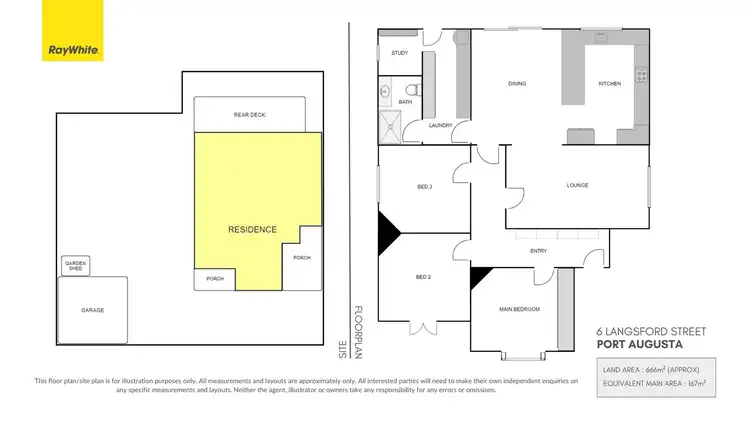 Floorplan of Homely house listing, 6 Langsford Street, Port Augusta SA 5700