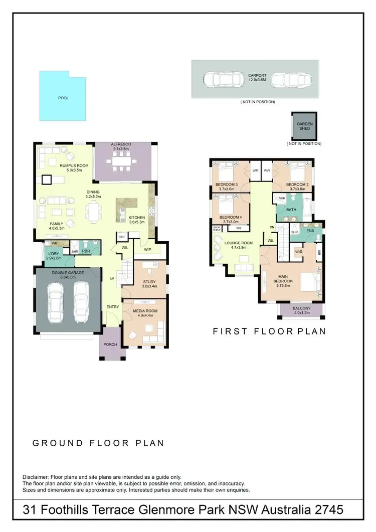Floorplan of Homely house listing, 31 Foothills Terrace, Glenmore Park NSW 2745