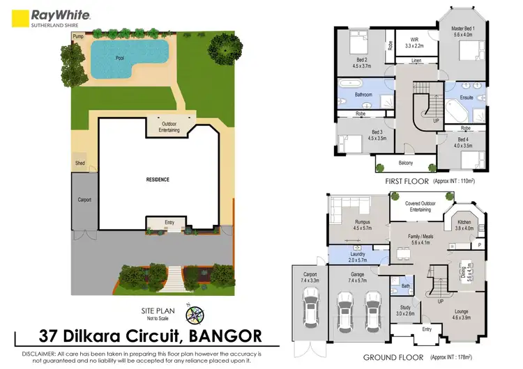 Floorplan of Homely house listing, 37 Dilkara Circuit, Bangor NSW 2234