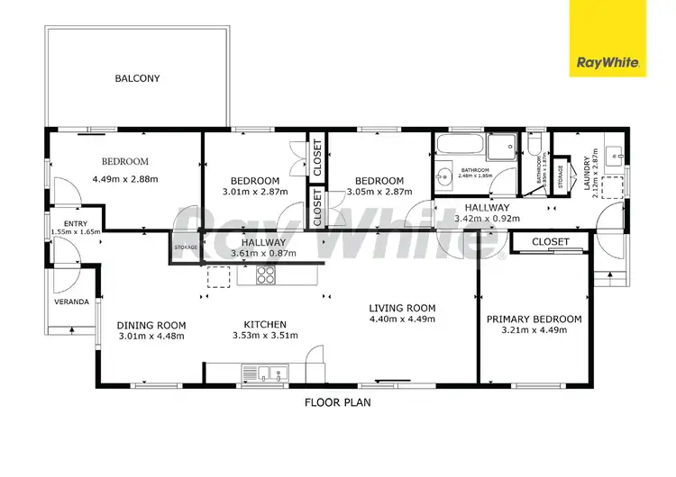 Floorplan of Homely house listing, 66 Avocado Crescent, Bli Bli QLD 4560