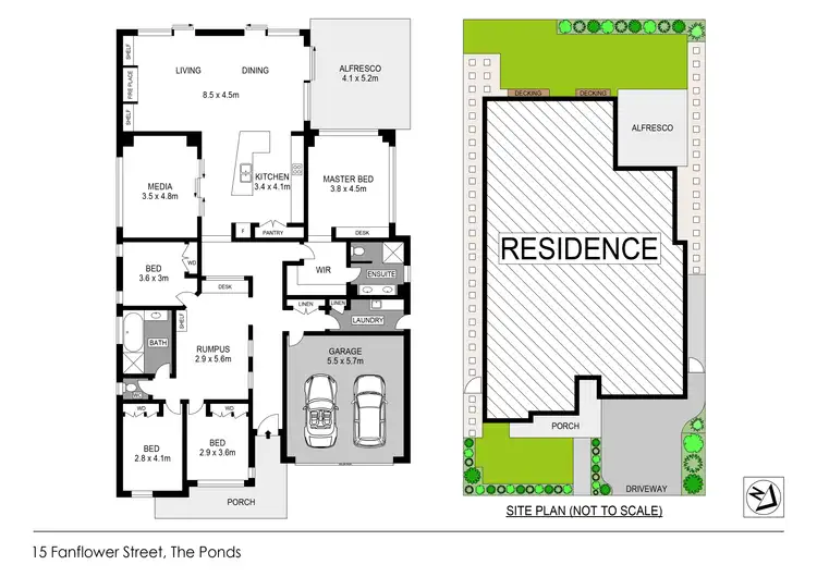 Floorplan of Homely house listing, 15 Fanflower Street, The Ponds NSW 2769