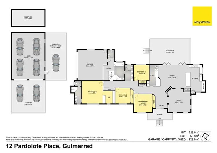 Floorplan of Homely house listing, 12 Pardalote Place, Gulmarrad NSW 2463