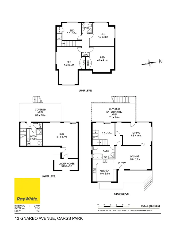 Floorplan of Homely house listing, 13 Gnarbo Avenue, Carss Park NSW 2221